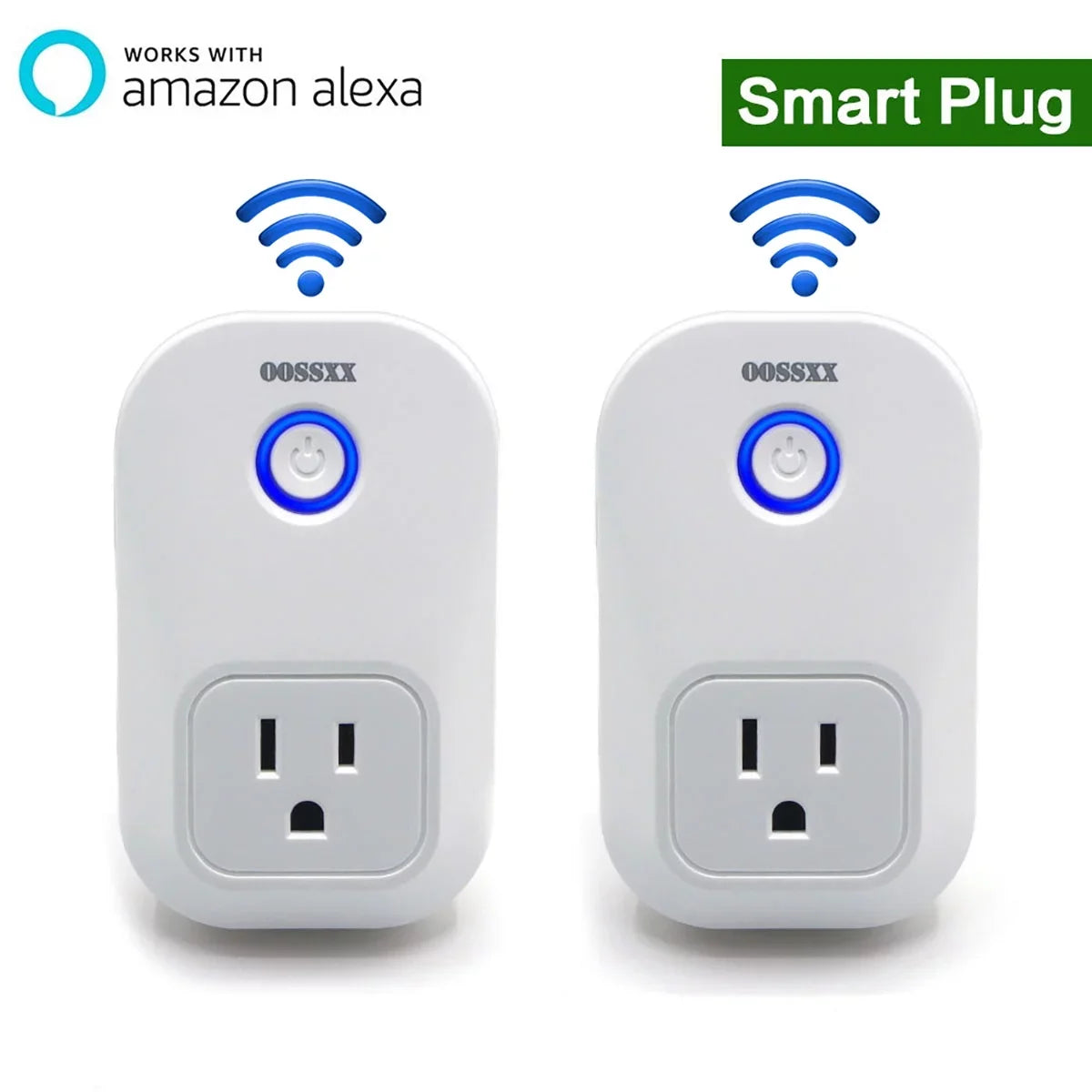 2-Pack Smart Plugs w/ Voice Control & Timer | Mini WiFi Smart Outlet for Home Automation