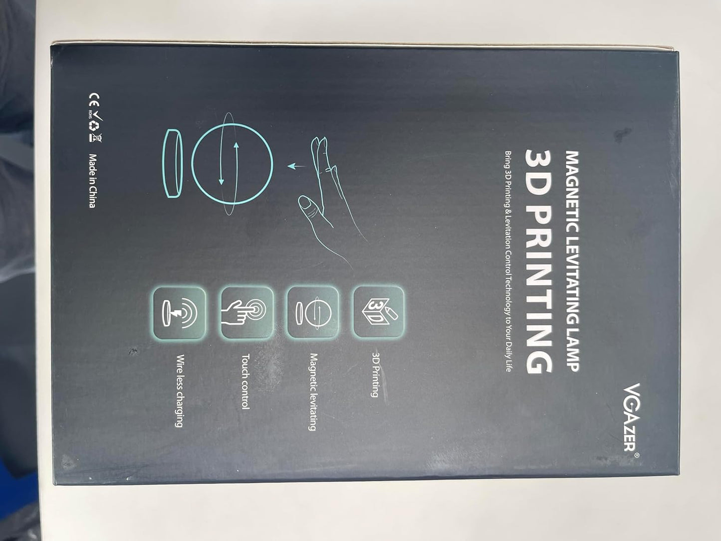 3D Levitating Moon Lamp - 16 Color LED Floating Desk Light | Unique Gift