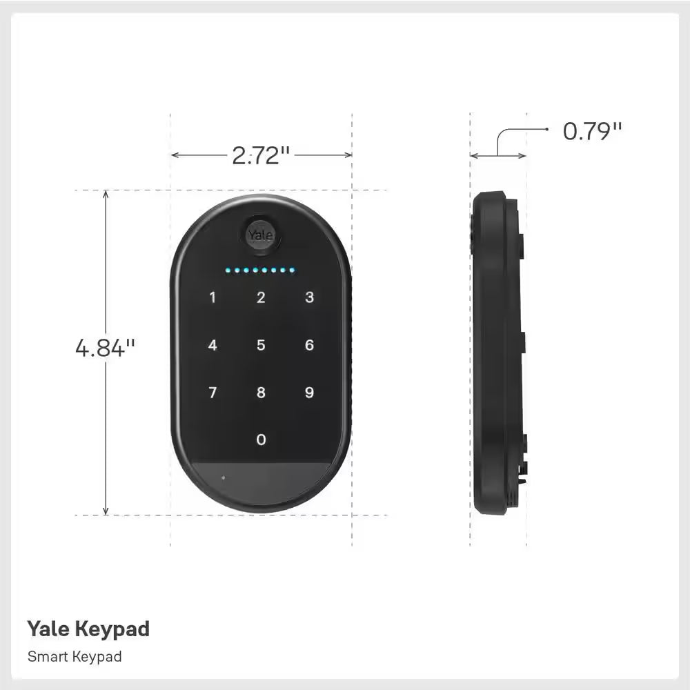 Retrofit Smart Door Lock Keypad | Keyless Bluetooth Access, Easy Install Upgrade