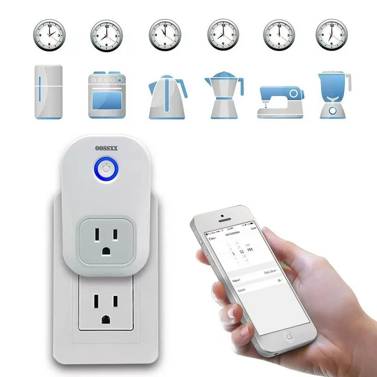 2-Pack Smart Plugs w/ Voice Control & Timer | Mini WiFi Smart Outlet for Home Automation